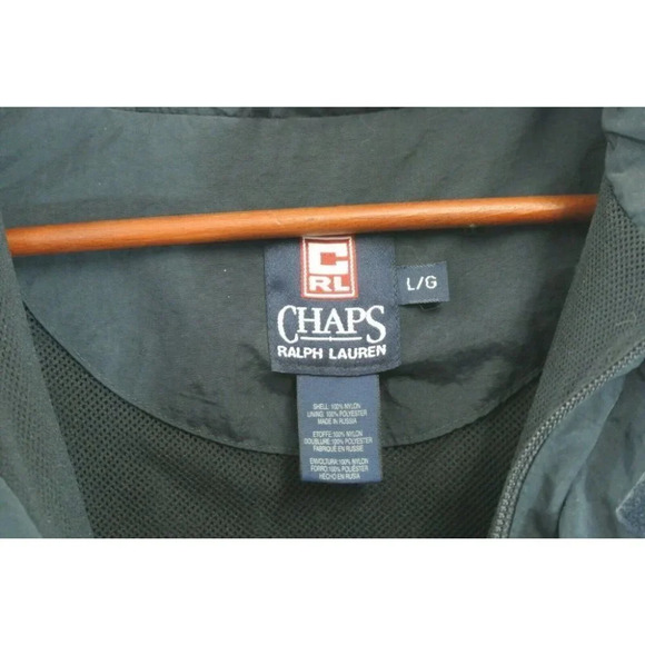 Chaps Ralph Lauren Half Zip Pullover Windbreaker Mens Large Navy Blue Vtg 90s - Picture 5 of 10